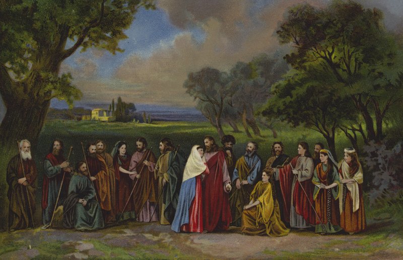 Parting at Bethany by German School