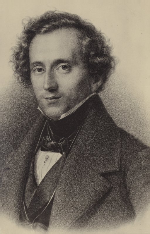 Portrait of Felix Mendelssohn by German School