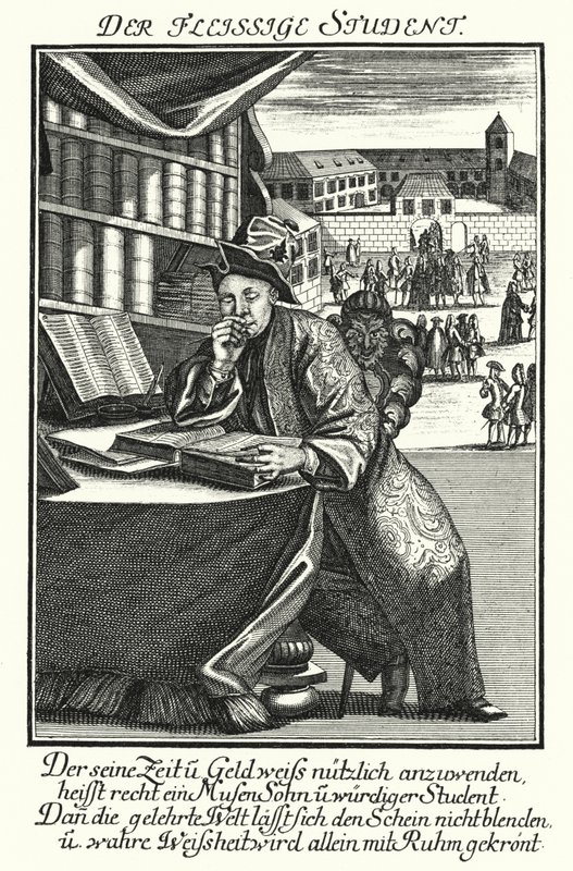 The Hardworking Student by German School