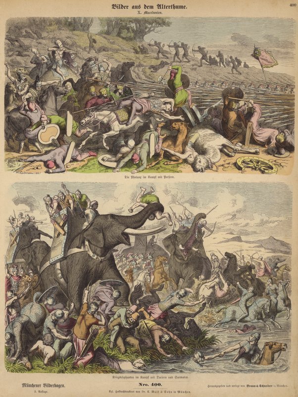 The Macedonians by German School