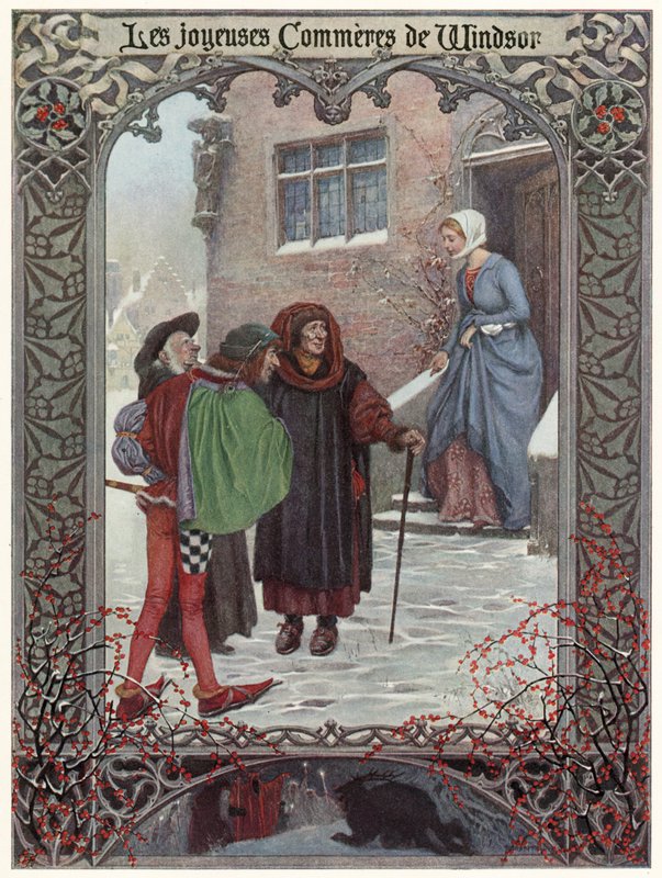 The Merry Wives of Windsor by German School