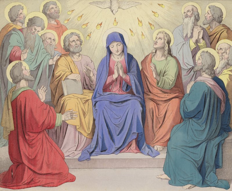 The Sending of the Holy Spirit by German School