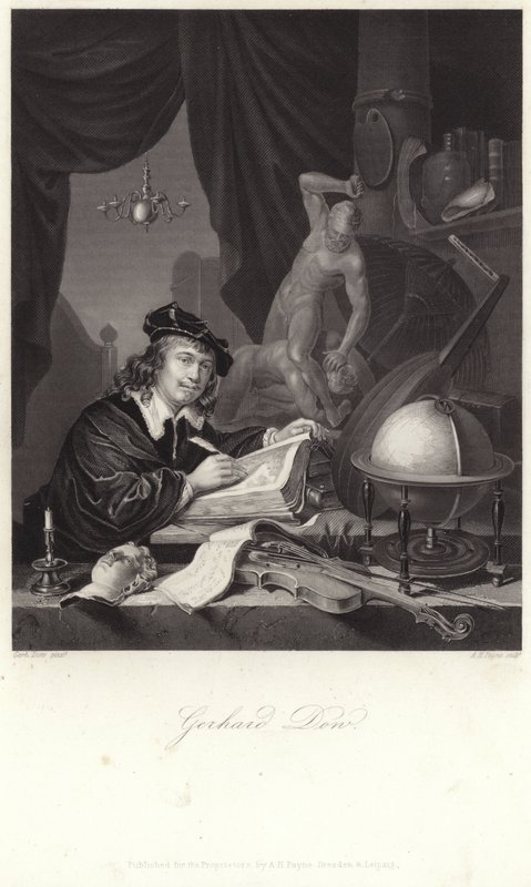 Portrait of Gerrit Dou by Gerrit Dou