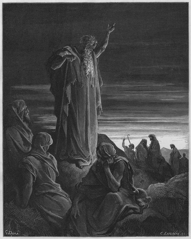 Ezekiel prophesying by Gustave Dore