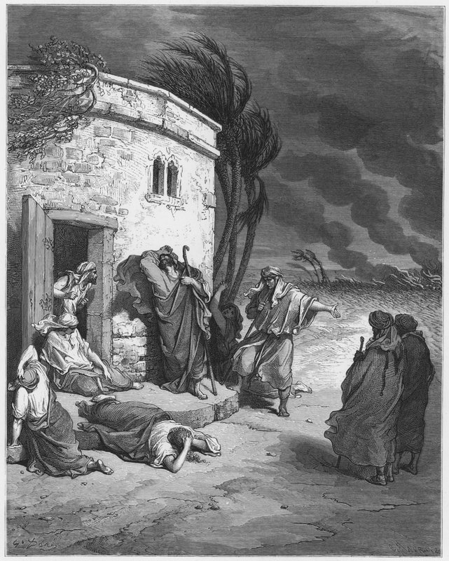 Job Hearing of His Ruin by Gustave Dore
