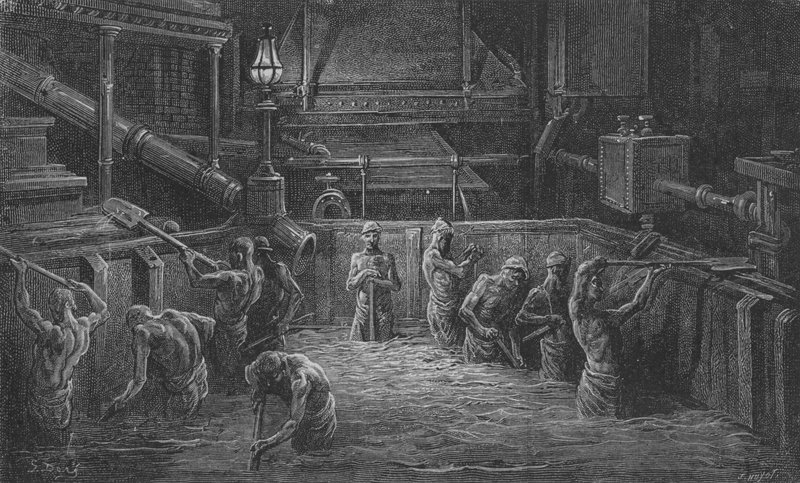 Brewers at Work by Gustave after Dore