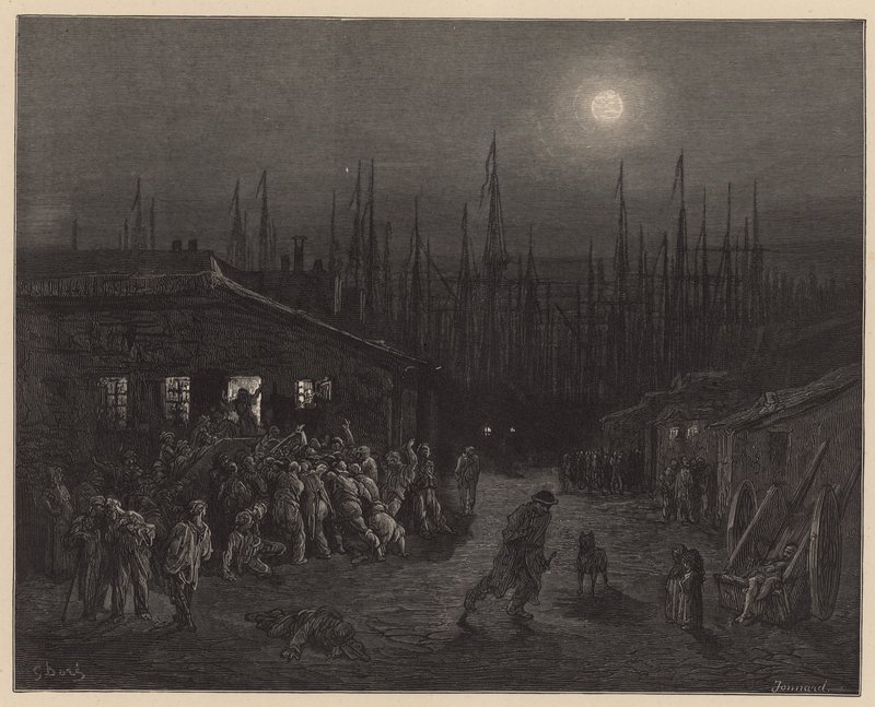London Docklands by Gustave Dore