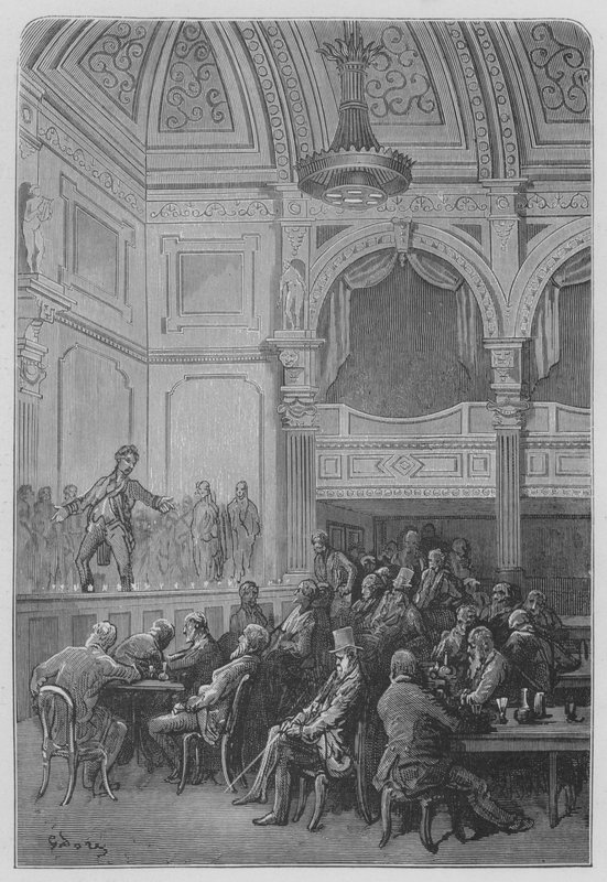 Cafe Concert by Gustave after Dore
