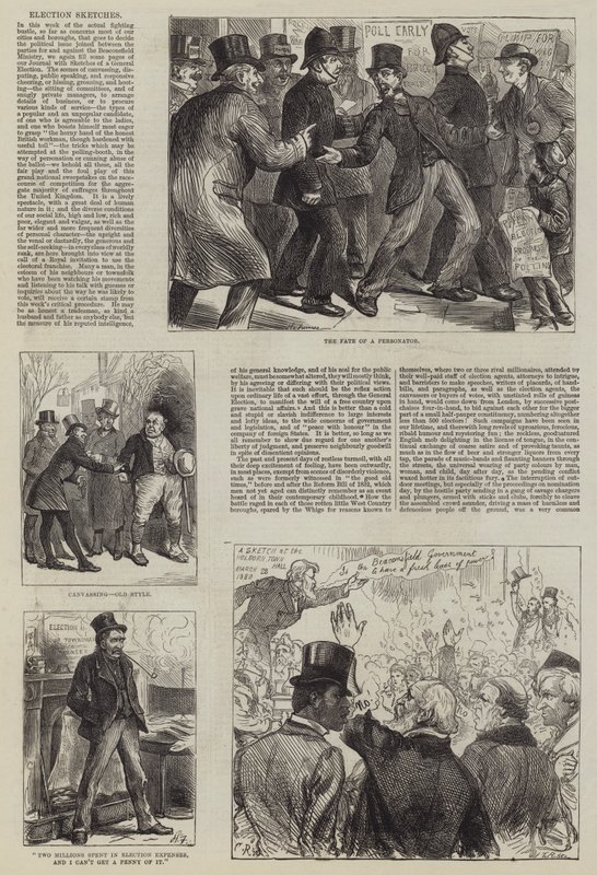 Election Sketches by Harry Furniss