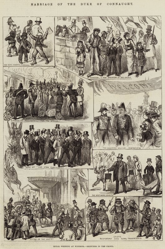 Marriage of the Duke of Connaught by Harry Furniss