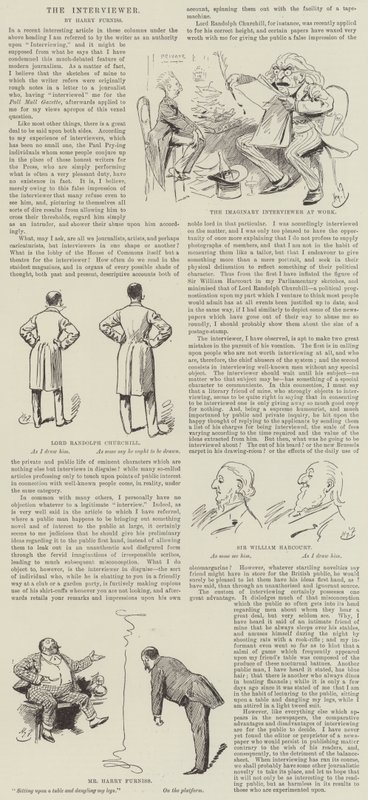 The Interviewer by Harry Furniss