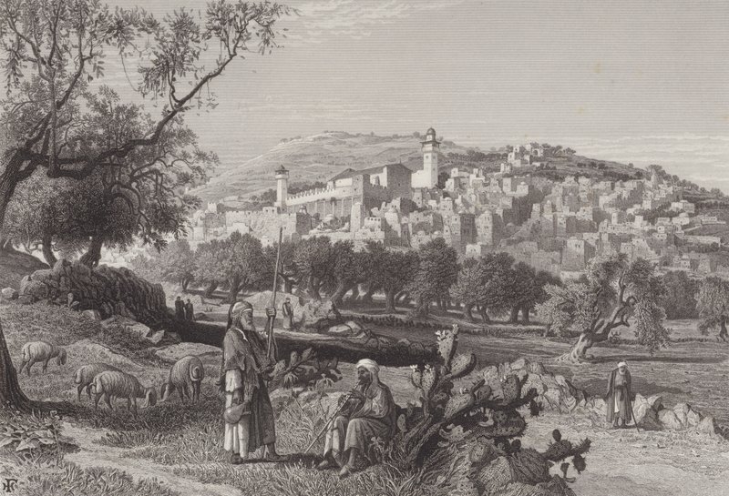 The Cave of Machpelah by Harry Fenn