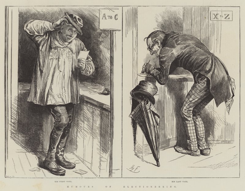 Humours of Electioneering by Harry Furniss
