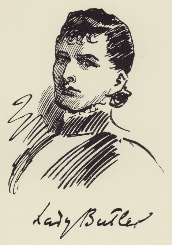Lady Butler by Harry Furniss
