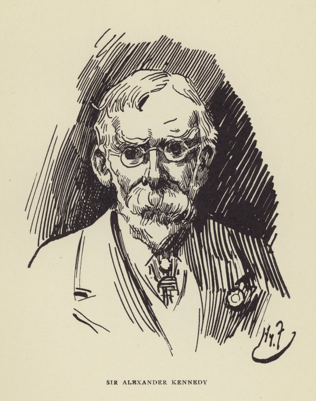 Sir Alexander Kennedy by Harry Furniss