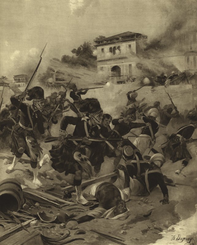 Relief of Lucknow by Henri Louis Dupray