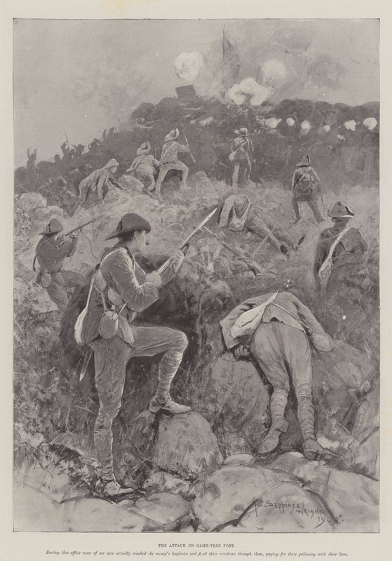 The Attack on Game-Tree Fort by Henry Charles Seppings Wright