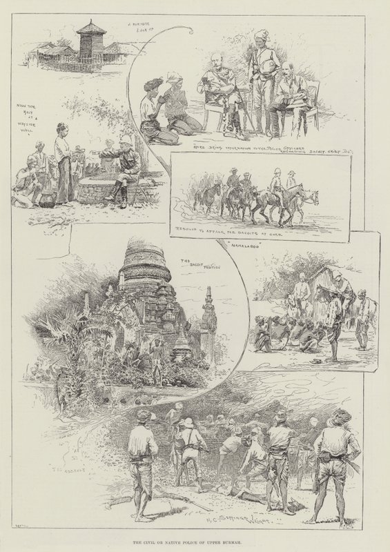 The Civil or Native Police of Upper Burmah by Henry Charles Seppings Wright