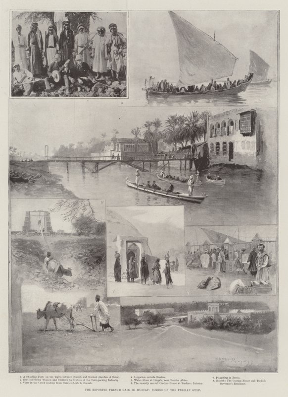 The Reported French Gain in Muscat, Scenes on the Persian Gulf by Henry Charles Seppings Wright