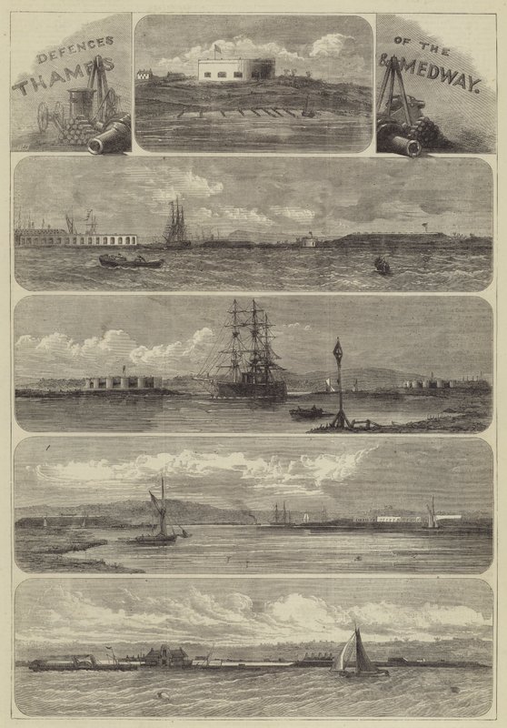 Defences of the Thames and Medway by Henry Spernon Tozer