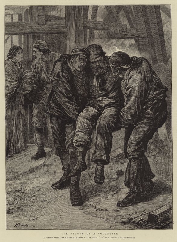 The Return of a Volunteer by Henry Woods