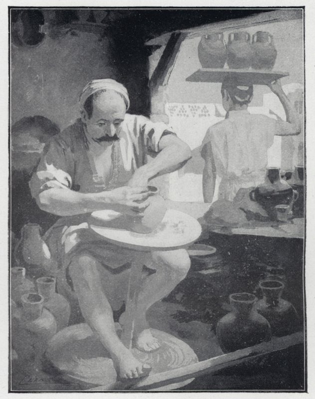 An Eastern potter by Henry Andrew Harper