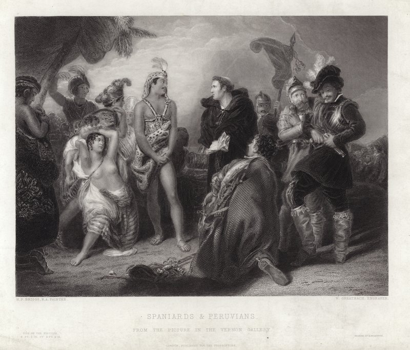 Spaniards and Peruvians by Henry Perronet Briggs