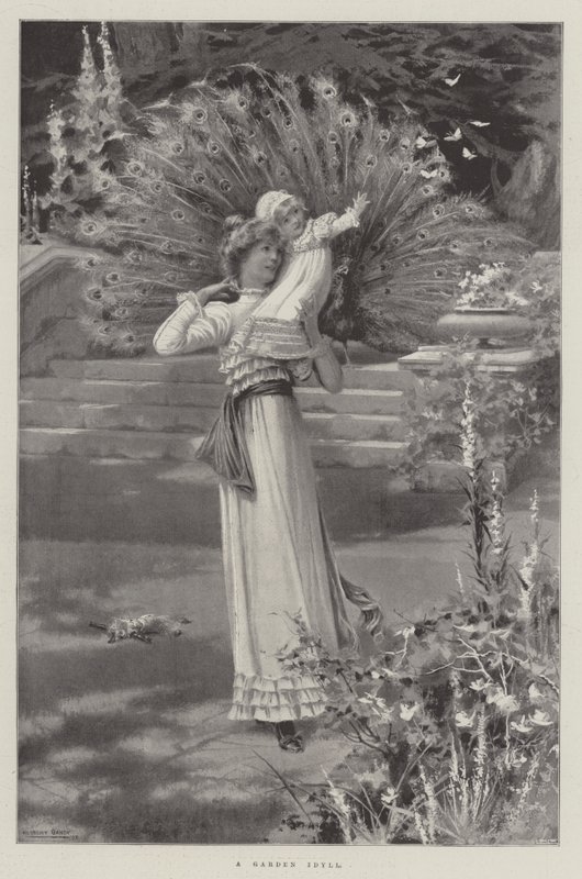 A Garden Idyll by Herbert Gandy