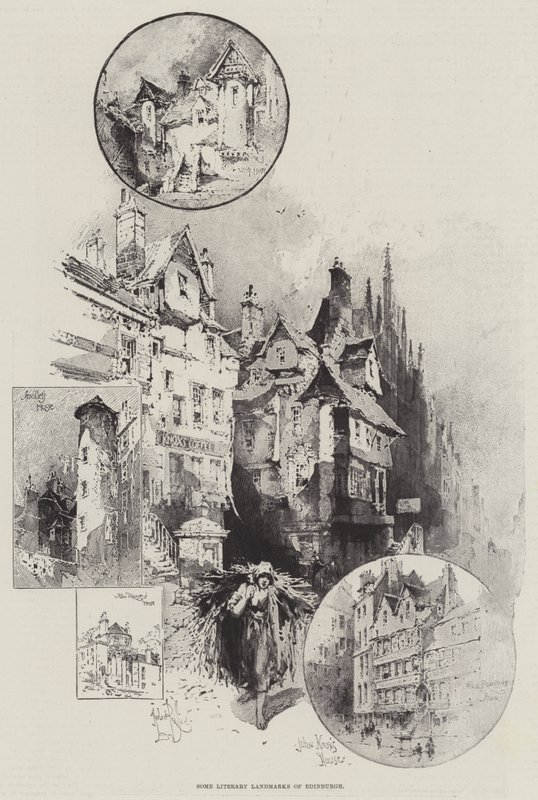 Some Literary Landmarks of Edinburgh by Herbert Railton