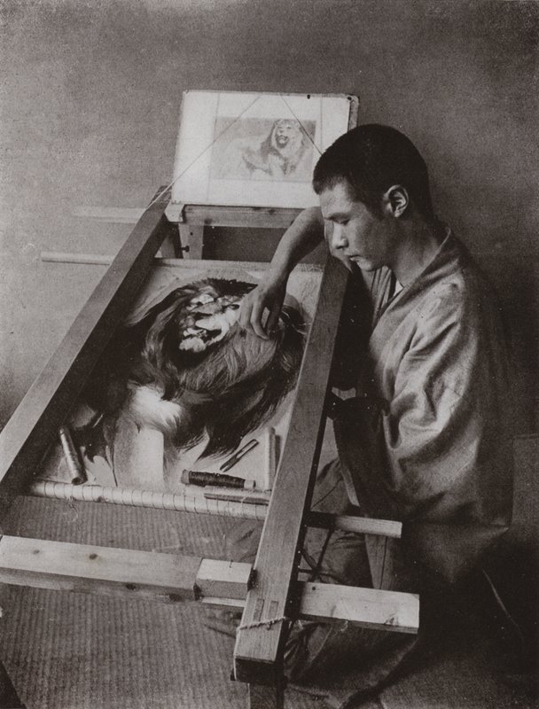The Embroiderer by Herbert Ponting