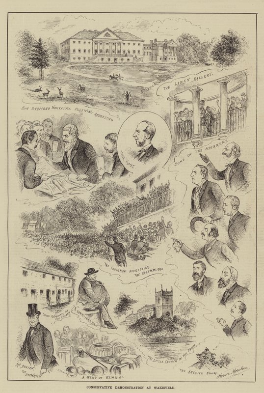 Conservative Demonstration at Wakefield by Horace Morehen
