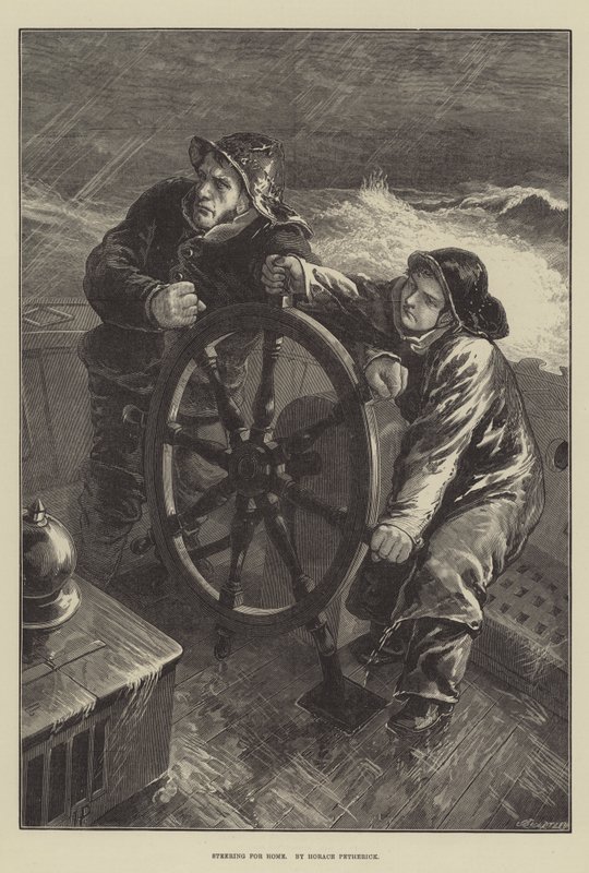 Steering for Home by Horace Petherick