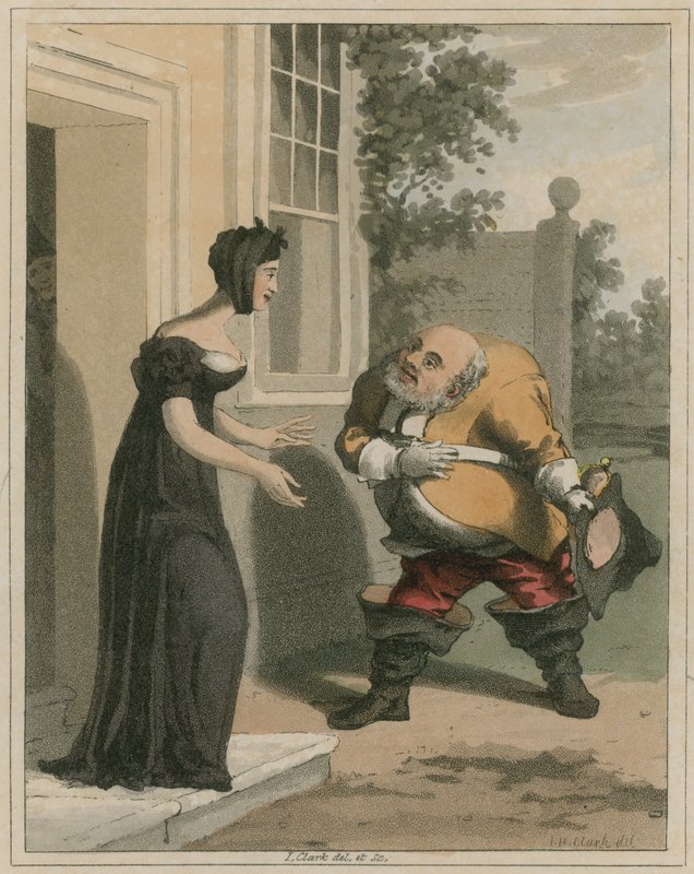 Illustration from Hudibras by Samuel Butler by I Clark