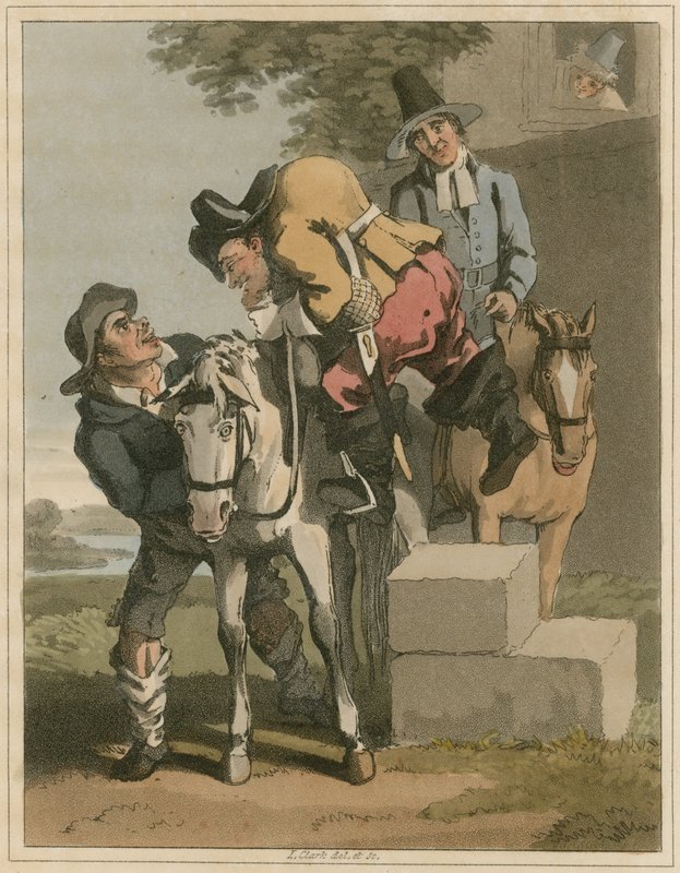 Illustration from Hudibras by Samuel Butler by I Clark