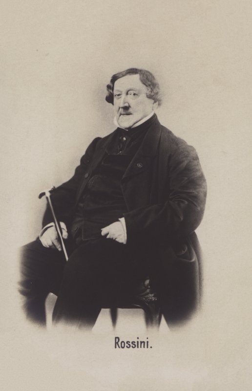 Gioachino Rossini, Italian composer by Italian Photographer