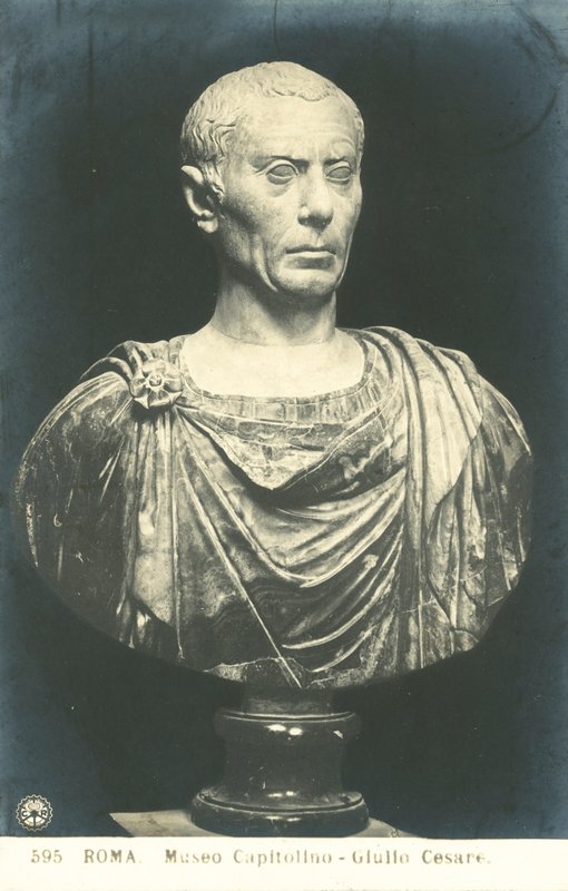 Rome, Capitoline Museum, Bust, Julius Caesar by Italian Photographer