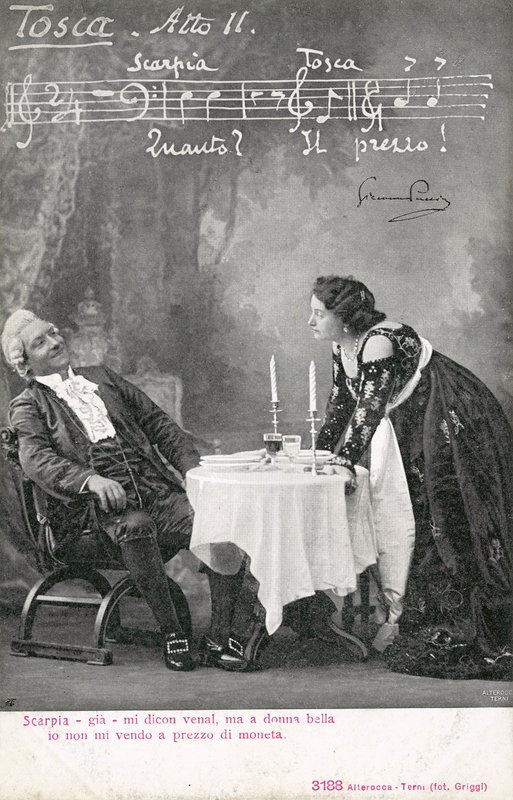 Scene from Tosca by Italian Photographer