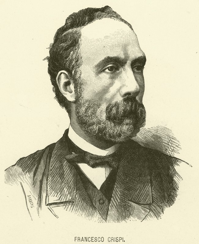 Francesco Crispi (engraving) by Italian School