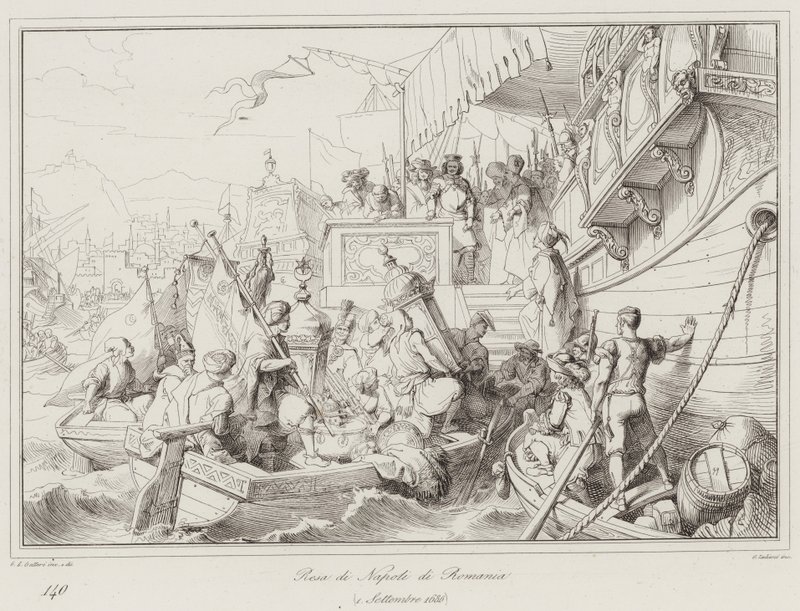Surrender of Naples of Romania by Italian School