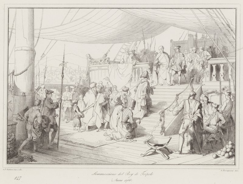 Submission of the Bey of Tripoli by Italian School