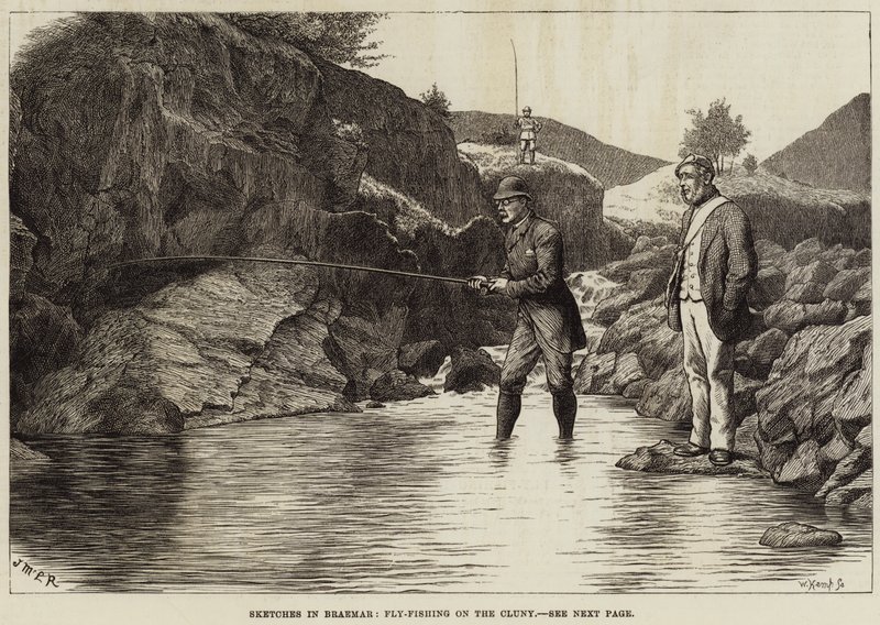Sketches in Braemar, Fly-Fishing on the Cluny by J.M.L. Ralston