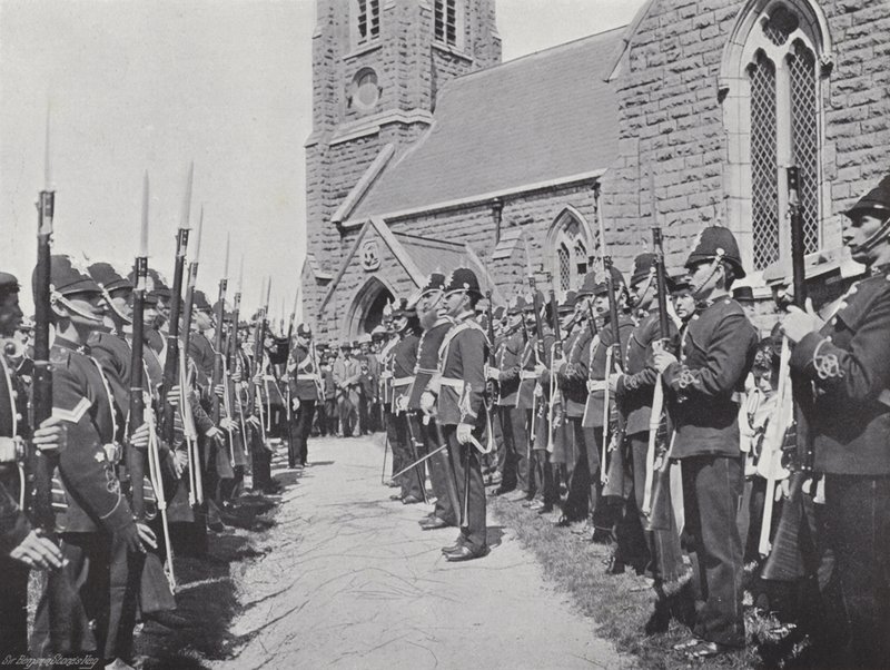Tynwald Day, saluting the Governor by J. Benjamin Stone