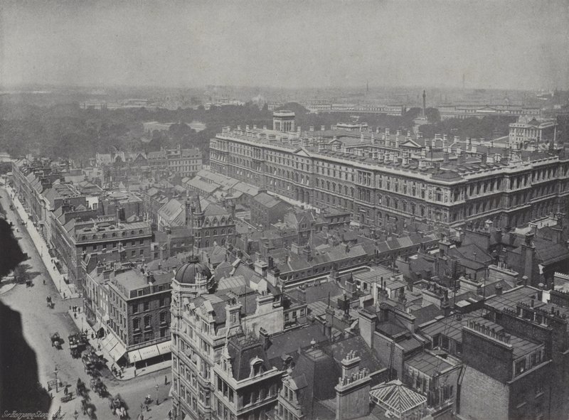 Westminster from the Clock Tower by J. Benjamin Stone