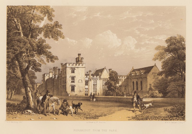 Penshurst from the Park by James Duffield Harding