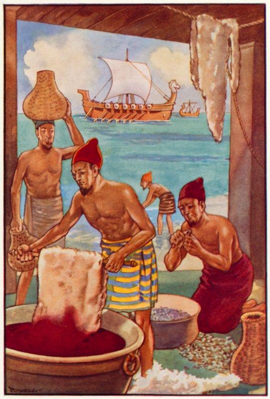 Phoenicians Making Dye by Jan Witdoek