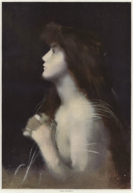 Study of a Woman by Jean Jacques Henner