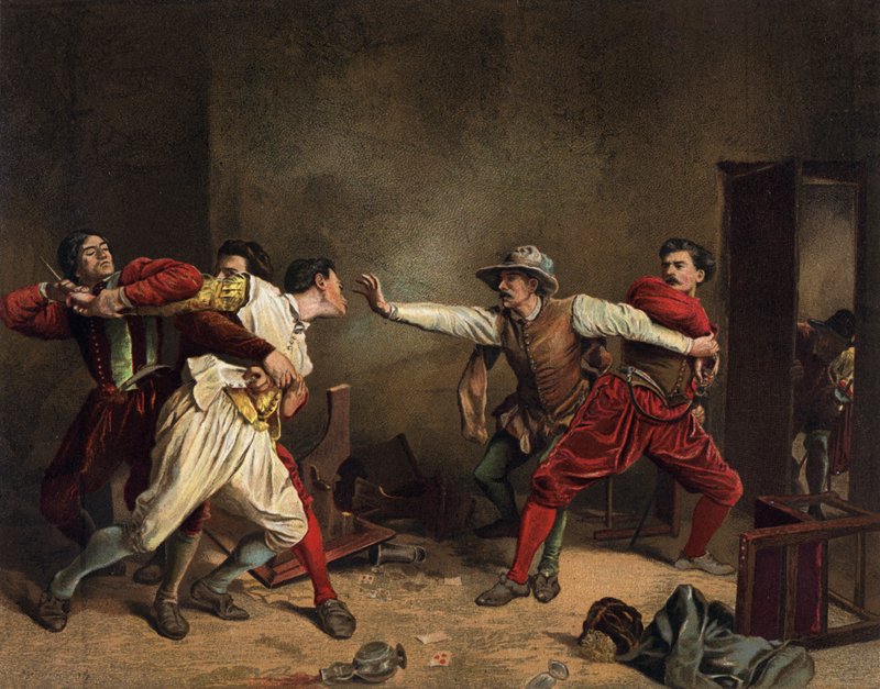 The Brawl by Jean Louis Ernest Meissonier
