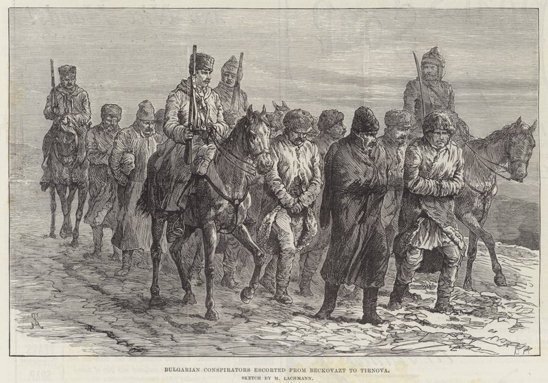 Bulgarian Conspirators escorted from Beckovazt to Tirnova by Johann Nepomuk Schonberg