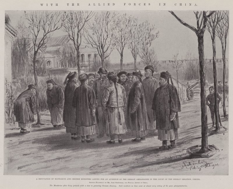 With the Allied Forces in China by Johann Nepomuk Schonberg