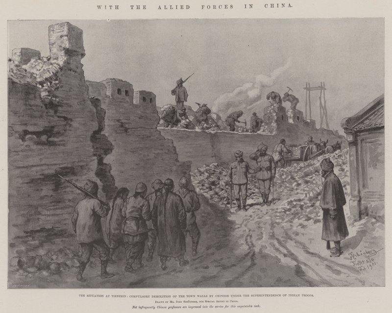 With the Allied Forces in China by Johann Nepomuk Schonberg